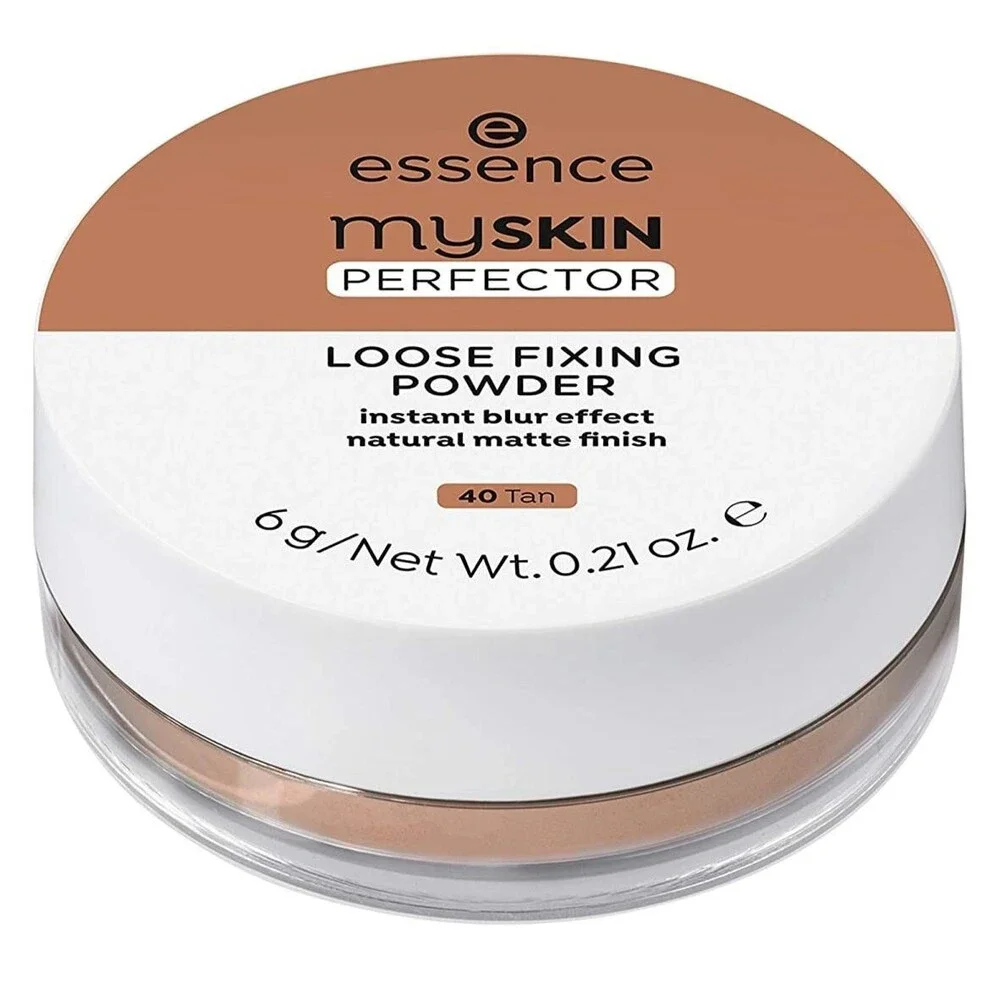 essence | My Skin Perfector Loose Fixing Powder | Instant Blur Effect - 40 TAN